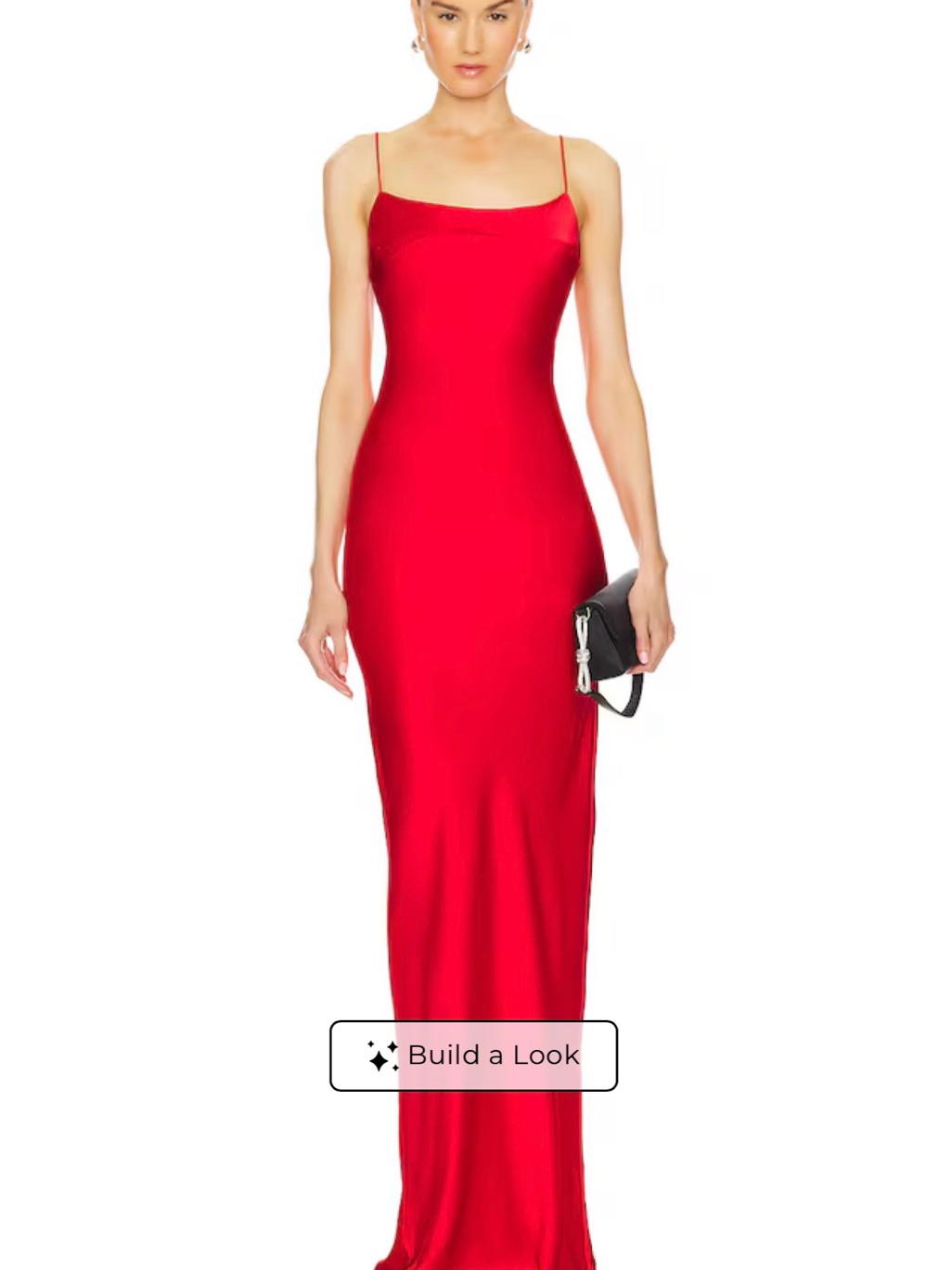 Revolve Red Spaghetti-Strap Maxi Dress